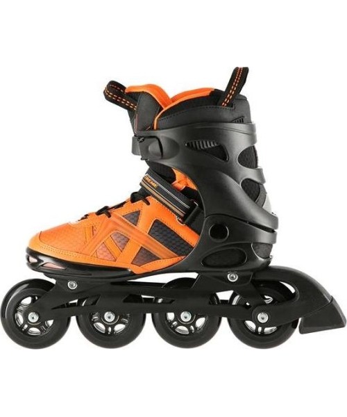 Fixed size rollers Nils Extreme: NA14112 JUODAI ORANŽINIAI RIEDUČIAI NILS EXTREME