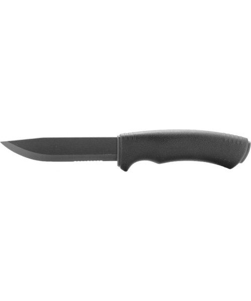 Hunting and Survival Knives Morakniv: Peilis Morakniv Bushcraft SRT, pusiau dantytas, juodas