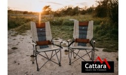 Turistinės kėdės Cattara: Sulankstoma kempingo kėdė GRANT
