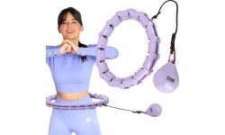 Weight Hoops One Fitness: OHA02 HULA HOP VIOLETINĖ SU SVORIU ONE FITNESS