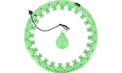 Weight Hoops HMS: HHW01 ŽALIOS SPALVOS HULA HOOP LANKAS SU SVORIU HMS
