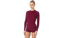 Long-Sleeved Shirts Brubeck: Brubeck Palaidinė Moterims Active Wool Black