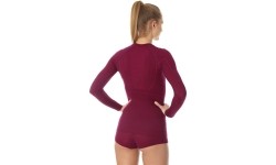 Long-Sleeved Shirts Brubeck: Brubeck Palaidinė Moterims Active Wool Black