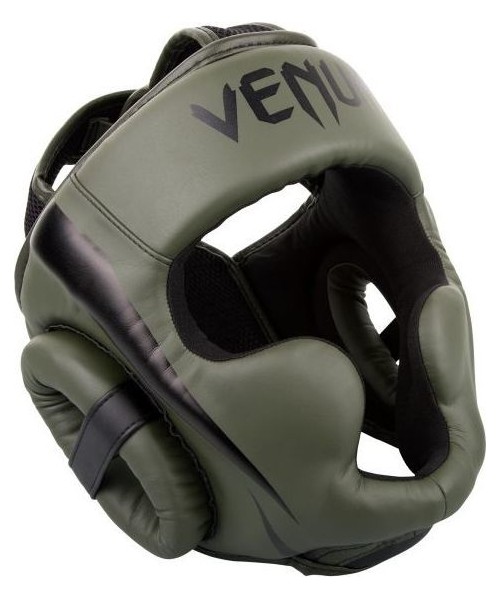 Boxing Helmets Venum: Bokso šalmas Venum Elite - Khaki/Black