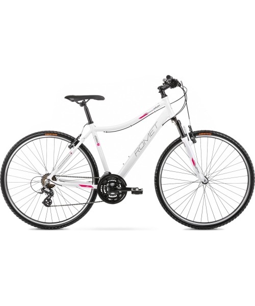 City Bikes Romet: Dviratis Romet Orkan D 2024 white-violet