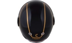 Full Face Helmets Cassida: Motociklininko šalmas "Cassida Fibre Jawa Sport" juodas/ sidabrinis/ auksinis