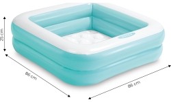 Children's Pools Intex: Pripučiamas vaikų baseinas 57100 Mėlyna - INTEX