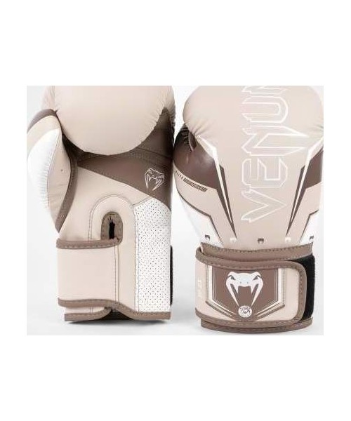 Boxing Gloves Venum: "Venum Elite Evo" bokso pirštinės - smėlio spalvos