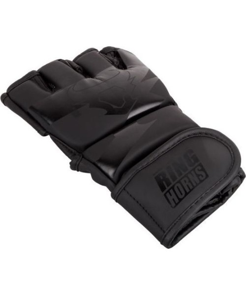 MMA Gloves Ringhorns: MMA pirštinės Ringhorns Charger - Black/Black