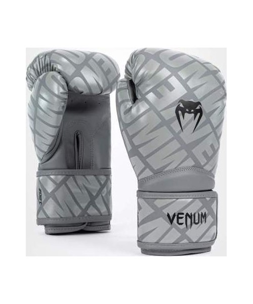 Boxing Gloves Venum: Venum Contender 1.5 XT bokso pirštinės - pilkos/juodos spalvos