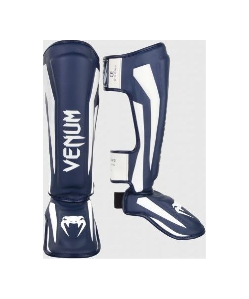 Leg Protection Venum: Apsaugos kojoms Venum Elite Standup - White/Navy Blue