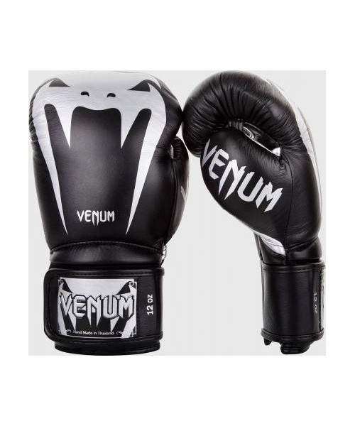 Boxing Gloves Venum: Bokso pirštinės Venum Giant 3.0, Nappa oda - juodos/sidabrinės