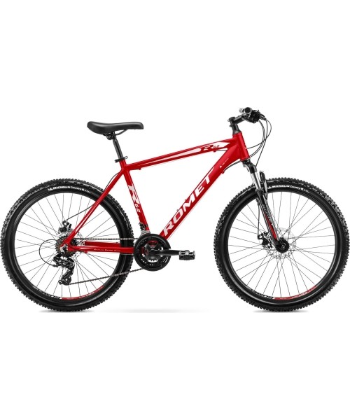 City Bikes Romet: Dviratis Romet Rambler R6.2 2024 red-white-grey