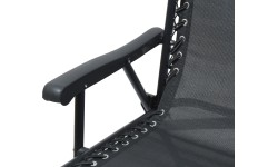 Chairs and Stools Cattara: Sulankstoma sodo kėdė Cattara Terst – juoda