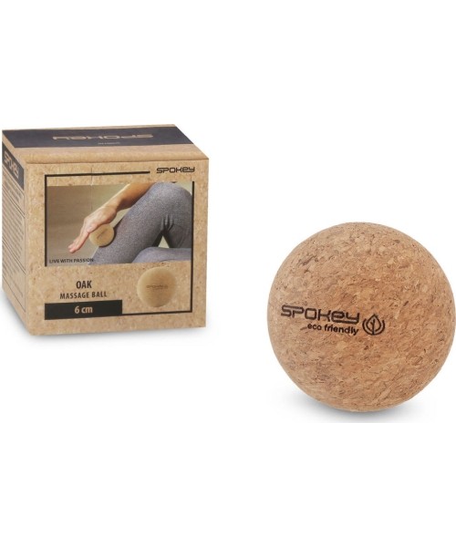 Smulkūs masažuokliai Spokey: Kamštinis masažinis kamuoliukas "Spokey OAK