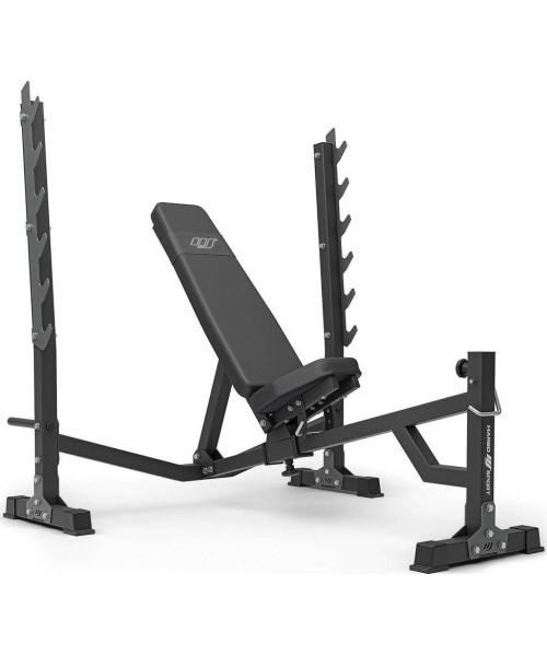 Universal Benches Marbo Sport: Reguliuojamas suoliukas su stovais ir neigiamu nuolydžiu MS-L106 2.0 - Marbo Sport