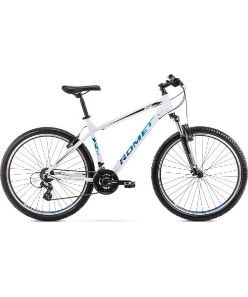 Dviračiai jaunimui ir suaugusiems Romet: Dviratis Romet Rambler R7.0 27.5" 2022 white-black