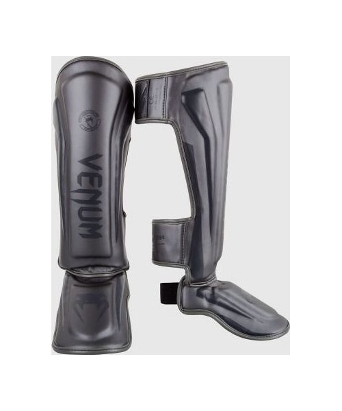 Kojų ir blauzdų apsaugos Venum: Venum Elite Standup Shinguards - Grey/Grey