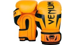 Bokso pirštinės Venum: Venum Elite Boxing Gloves Kids - Exclusive - Fluo orange