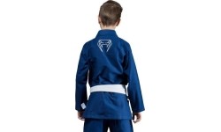 Jiu Jitsu Kimono Venum: Venum Contender Kids BJJ Gi (Free white belt included) - Blue