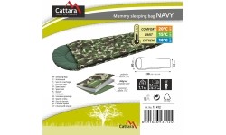 Sleeping Bags Cattara: Miegmaišis Cattara Navy +10 °C
