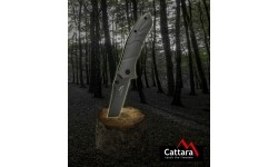 Hunting and Survival Knives Cattara: Sulankstomas peilis su fiksacija Cattara Titan 22 cm
