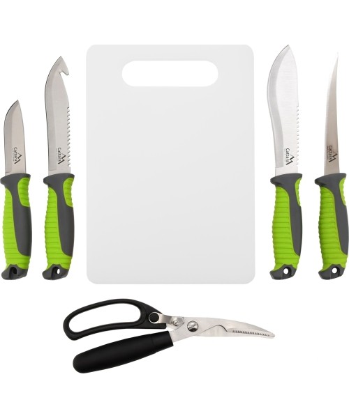 Grill Tools and Accessories Cattara: Peilių rinkinys griliui Cattara, 4+1+1