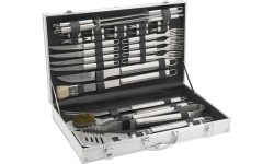 Grill Tools and Accessories Cattara: Grilio įrankių rinkinys Cattara – 30 vnt., aliumininis dėklas