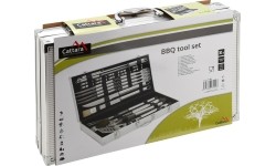 Grill Tools and Accessories Cattara: Grilio įrankių rinkinys Cattara – 30 vnt., aliumininis dėklas