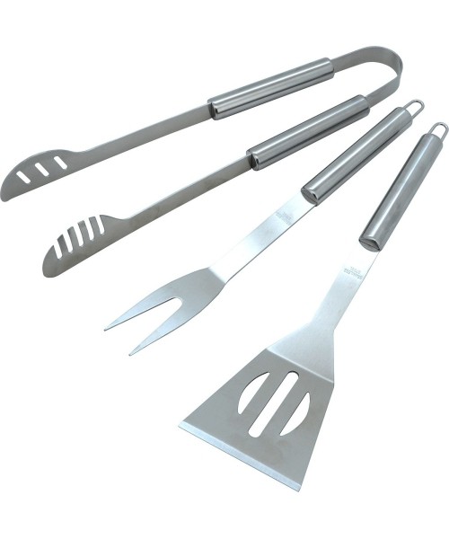 Grill Tools and Accessories Cattara: Grilio įrankių rinkinys Cattara – 3 vnt., tekstilinis dėklas