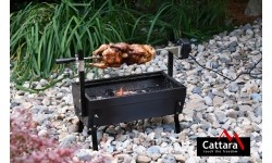 Elektriniai griliai Cattara: Grilis su elektriniu varikliu 230 V Cattara Barbecue 60 cm