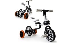 Children's Scooters Eco Toys: Balansinis dviratukas Ecotoys 4in1, su pedalais ir šoniniais ratukais