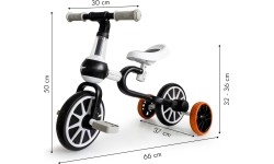 Children's Scooters Eco Toys: Balansinis dviratukas Ecotoys 4in1, su pedalais ir šoniniais ratukais