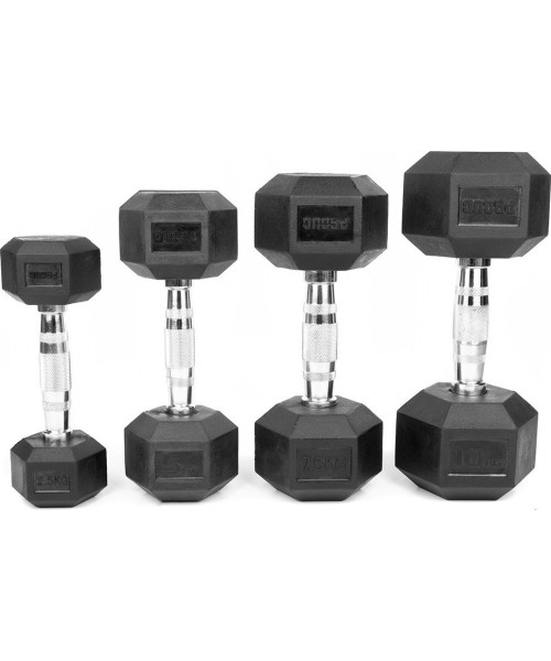 Rubber Dumbbells Proud: Gumuotas hantelis (1 vnt.)