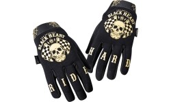 Men's Summer Motorcycle Gloves W-TEC: Motorcycle Gloves W-Tec Black Heart Restarter