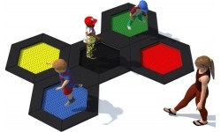 In-ground trampolines : Trampoline Inter-Play Hexo 5A