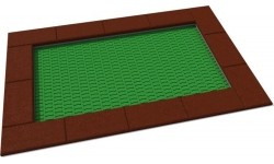 In-ground trampolines : Trampoline Inter-Play Orta 150 x 225