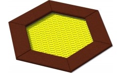 In-ground trampolines : Trampoline Inter-Play Hexo 1