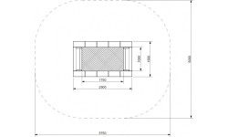In-ground trampolines : Trampoline Inter-Play Orta-I 150 x 250