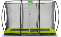 In-ground trampolines Exit: Įkasamas batutas su tinklu Exit Silhouette 214x305cm - Žalias