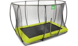 In-ground trampolines Exit: Įkasamas batutas su tinklu Exit Silhouette 214x305cm - Žalias