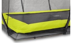 In-ground trampolines Exit: Įkasamas batutas su tinklu Exit Silhouette 214x305cm - Žalias