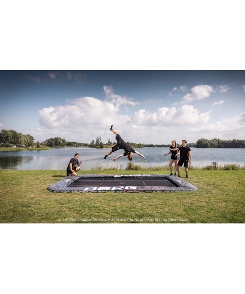 In-ground trampolines BERG: BERG SPORTS Ultim Pro Bouncer FlatGround 5x5