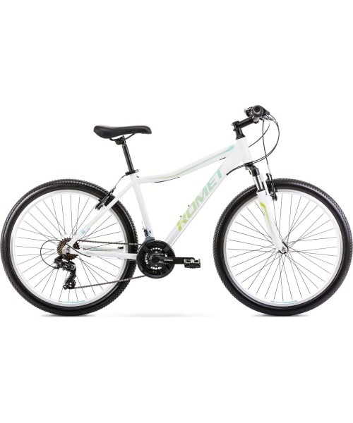 City Bikes Romet: Dviratis Romet Jolene 6.0 2024 white-blue-green