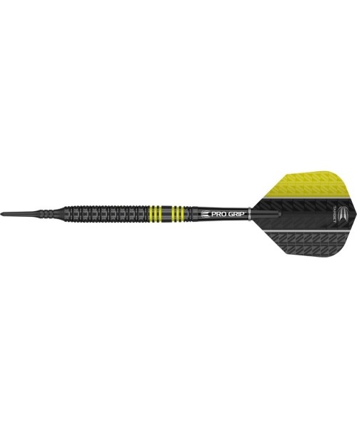 Smiginio strėlytės Target: Smiginis Target Vapor8 Black Yellow 80% - 3 pakuotės