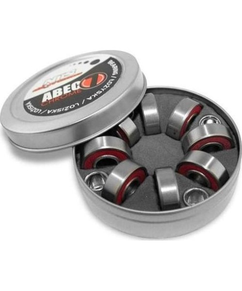 Spare Wheels for Skates Nils Extreme: ABEC7 RS CHROMUOTI GUOLIAI 8 VNT. NILS EXTREME