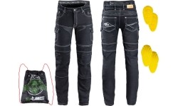 Men's Motorcycle Jeans W-TEC: Vyriški motociklininko džinsai W-TEC Aredator EVO