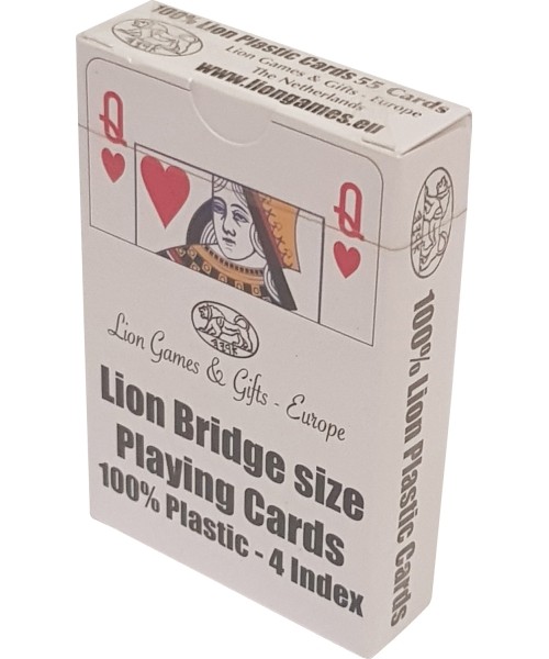 Cards, Poker, Chessex : Lion Single 100% Plastic Playingcards Bridge