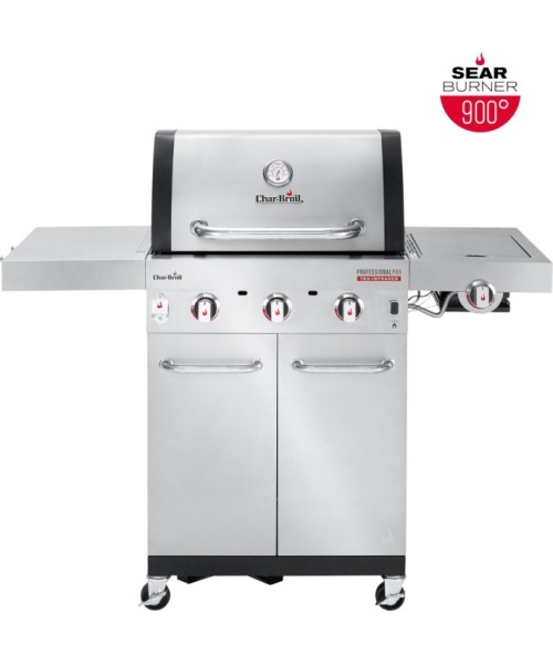 Dujiniai griliai Char-Broil: Dujinis grilis Char-Broil Professional Pro S 3