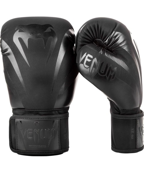 Boxing Gloves Venum: Bokso pirštinės Venum Impact - Juodos/juodos